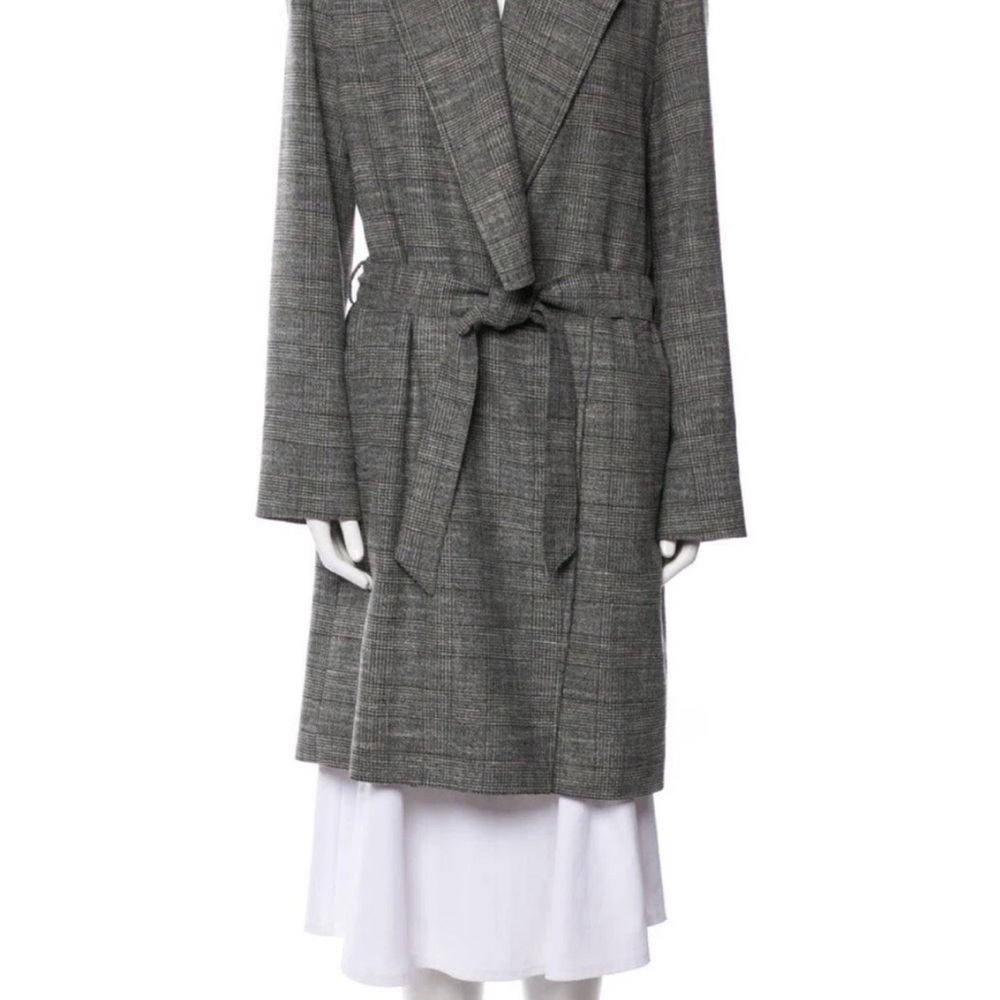All Saints Gray Trench Coat